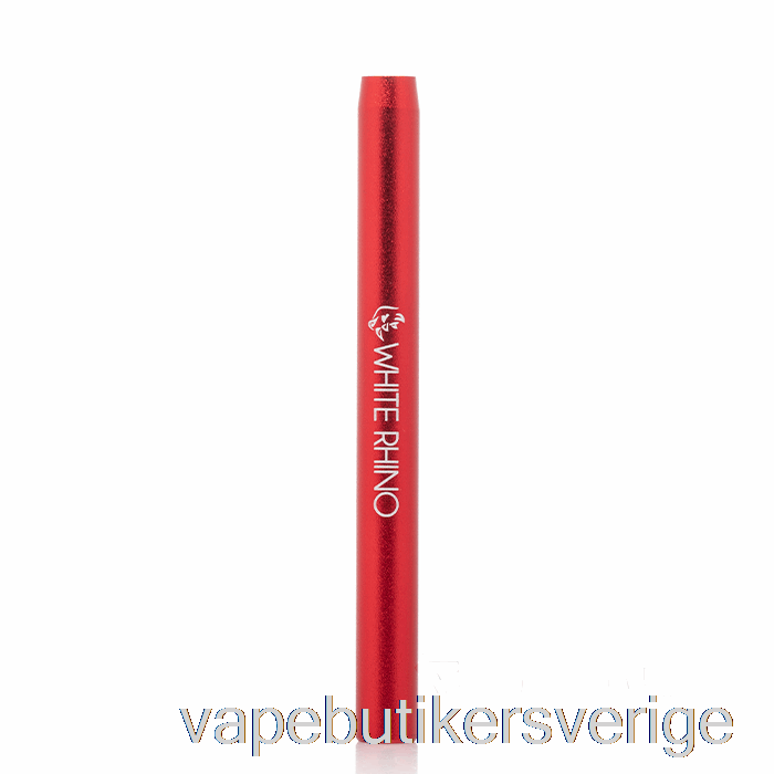 Vape Sverige Vit Noshörning Metall Fladdermus Smakrör Röd